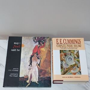 E.E. Cummings Hardcover Poetry Book Set